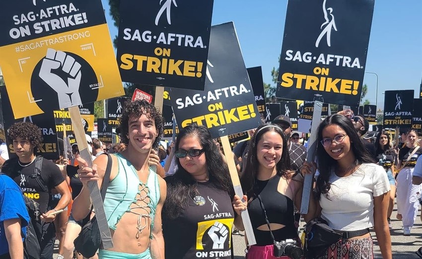 Diplomas in One Hand, Picket Signs in the Other: CalArts Theater Graduates Respond to the WGA and SAG-AFTRA Strike